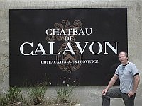 At chateau de Calavon
